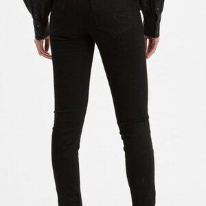 Black Levi's Mile High Super Skinny Jeans Size 27x30